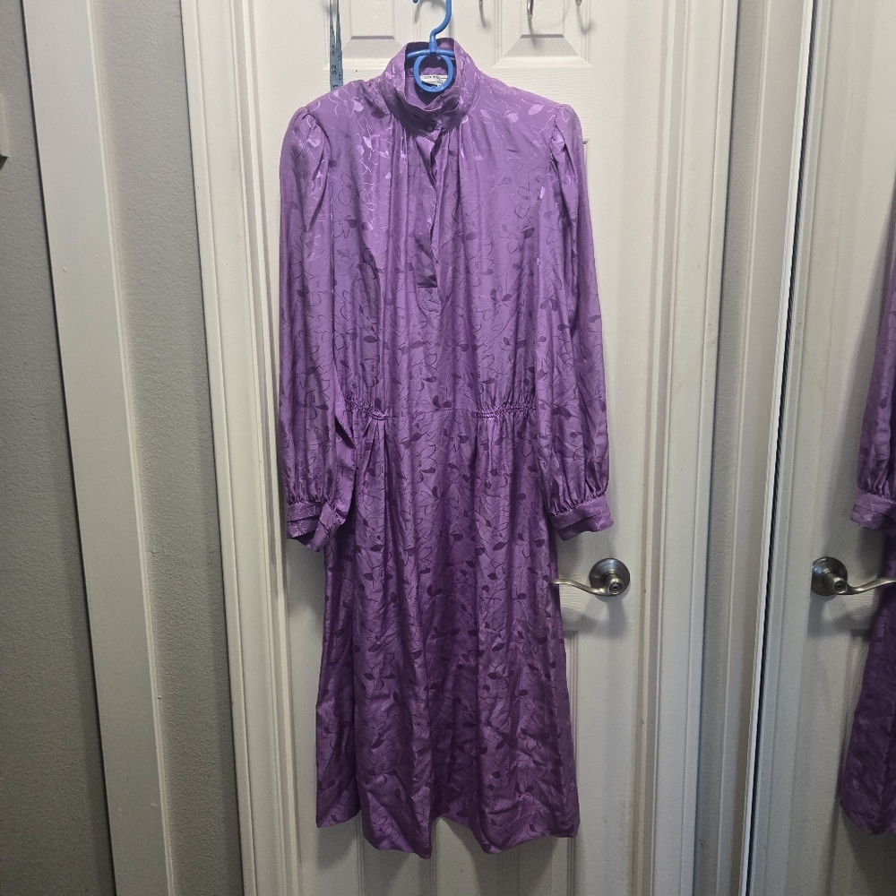 Cadaz Vintage Silk Dress Size 12